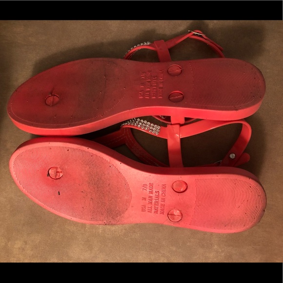 Jelly Rhinestone Sandals - Picture 3 of 3